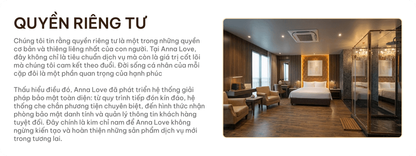 Quyền riêng tư tại Anna Love